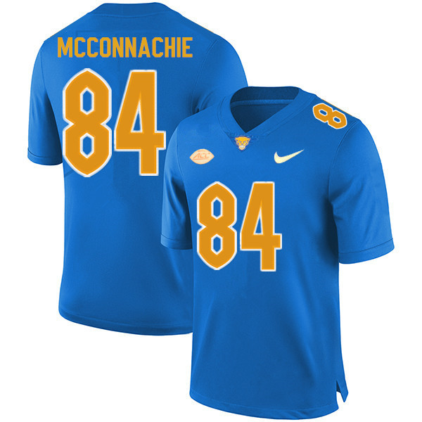 Men #84 Jake McConnachie Pitt Panthers College Football Jerseys Sale-Royal